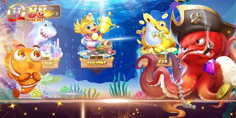 Luật chơi game bắn cá xu vàng 777 tại nhà cái QH88