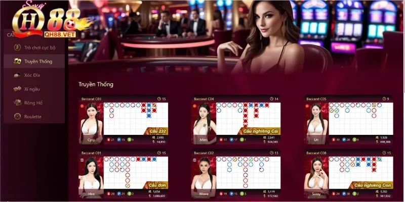 Sảnh AE Casino - Trải Nghiệm Đỉnh Cao Cùng Dealer Quyến Rũ